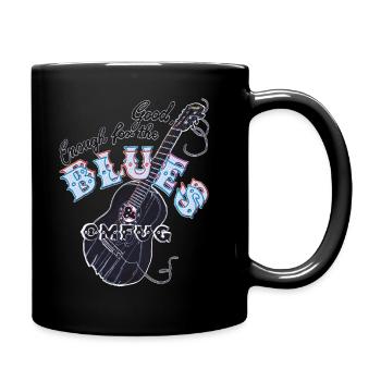 Blues - Tasse einfarbig - Schwarz - Rechts