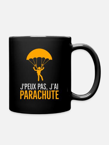 Parachutiste - Mug uni - noir