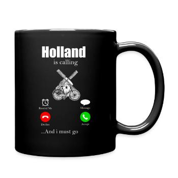 Netherlands - Full Colour Mug - black - Right