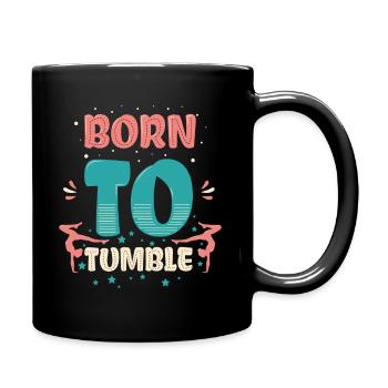Conception acrobatique pour un fan de gymnastique - Mug uni - noir - Droite
