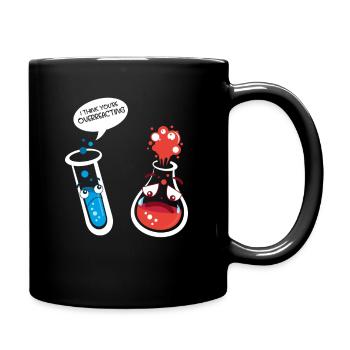 Chemistry Chemist Funny Gift for Nerds - Full Colour Mug - black - Right