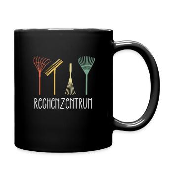 Gärtner Rechenzentrum - Tasse einfarbig - Schwarz - Rechts