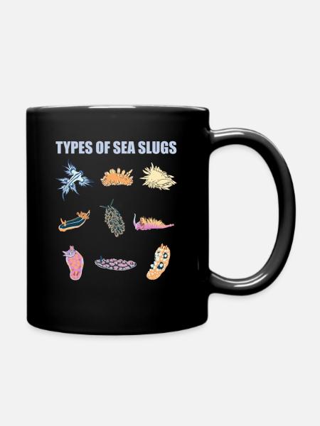 Meeresschnecken Schnecken Meerestiere - Tasse einfarbig - Schwarz