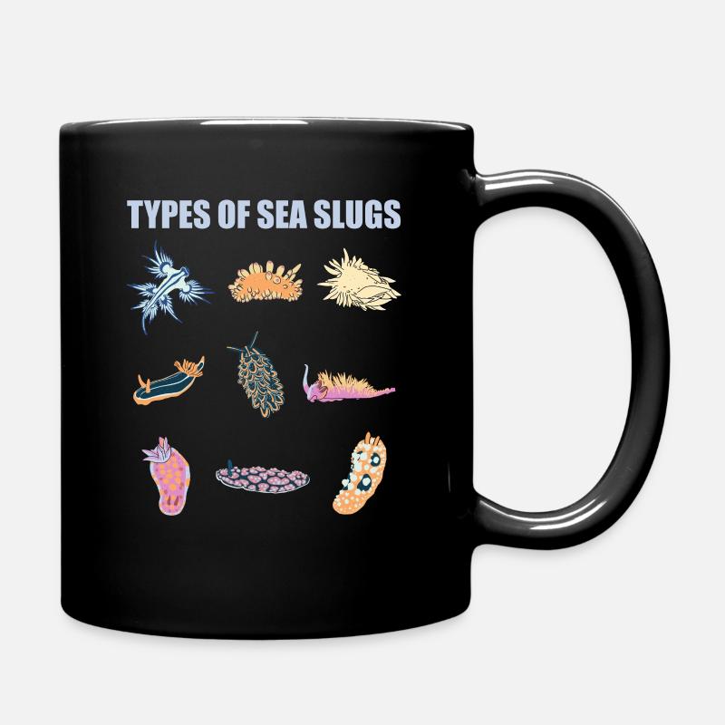 Meeresschnecken Schnecken Meerestiere - Tasse einfarbig - Schwarz
