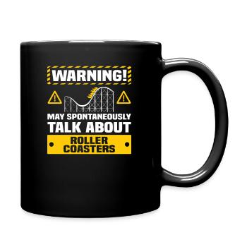 Vêtements drôles de montagnes russes - Mug uni - noir - Droite