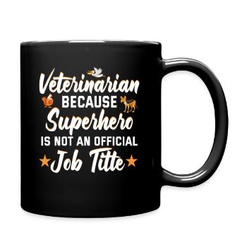 Tierarzt Haustier Veterinär Tiermedizin - Tasse einfarbig - Schwarz - Rechts