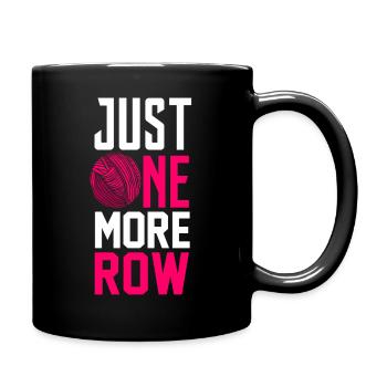 Just One More Row Crochet Patterns Crafty Hooker G - Tasse einfarbig - Schwarz - Rechts
