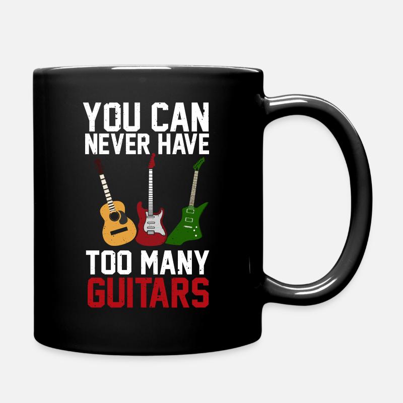 Too Many Guitars Electric Acoustic Guitar Player G - Mug uni - noir