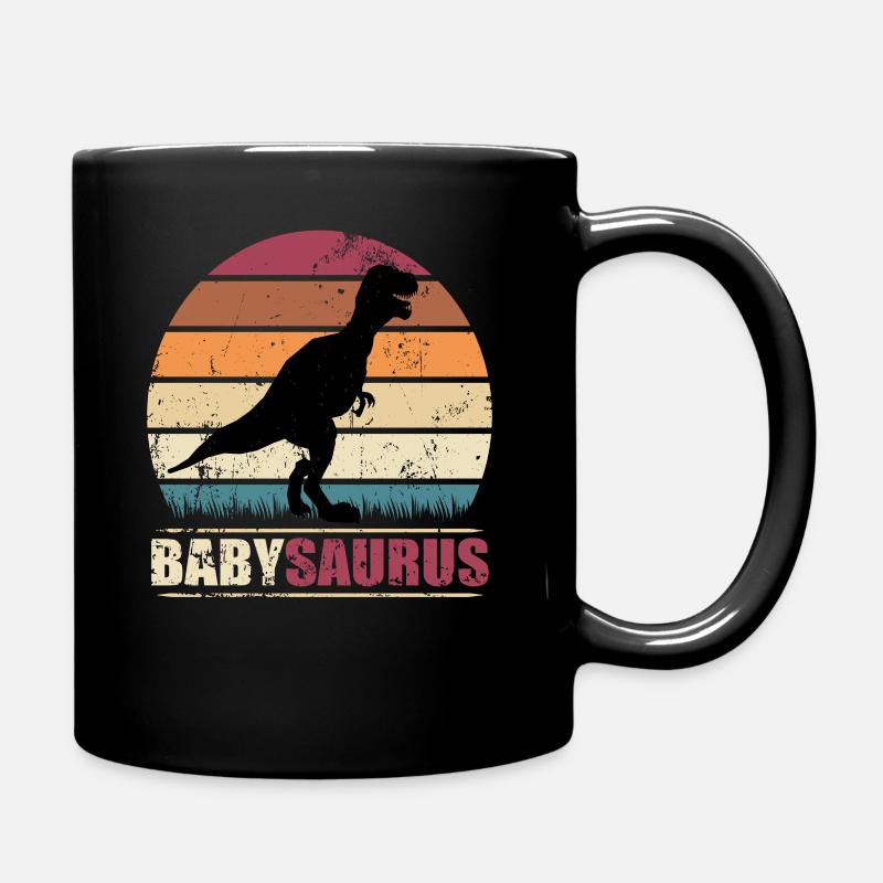 BébéSaurus dinosaure T-Rex Bébé Dino - Mug uni - noir