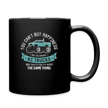 Modellbau Design für einen Modellbauer - Tasse einfarbig - Schwarz - Rechts