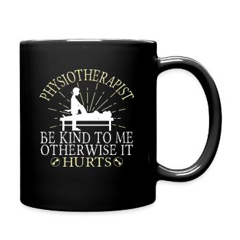 Physiotherapist - Full Colour Mug - black - Right
