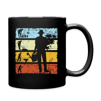 Jardinier vintage Jardinier Jardinier amateur - Mug uni - noir - Droite