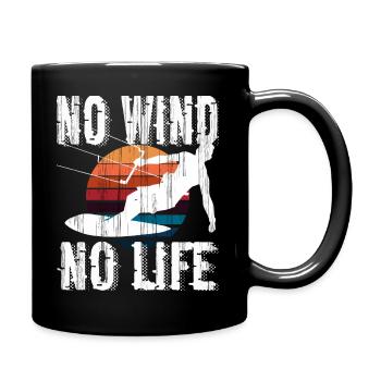 Kitesurfing Kiteboarding Kitesurf Kiteboarder - Tasse einfarbig - Schwarz - Rechts