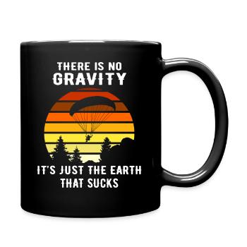 Paragliding Funny Paragliding Gift - Full Colour Mug - black - Right