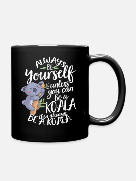 Koala - Full Colour Mug - black