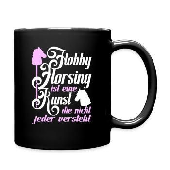 hobby Horse Hobby Horsing Chevaux équitation cadeau - Mug uni - noir - Droite