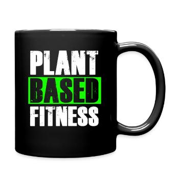 Fitnessstudio Vegan Gym Plant Based Fitness - Mug uni - noir - Droite