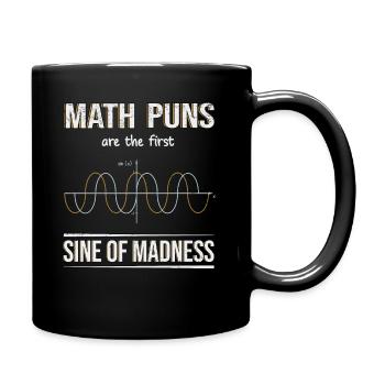 Mathematik Sinus Algebra Koordinatensystem Graph - Tasse einfarbig - Schwarz - Rechts