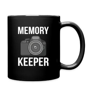 Kameramann Digitalkamera Fotoapparat Foto Geschenk - Tasse einfarbig - Schwarz - Rechts