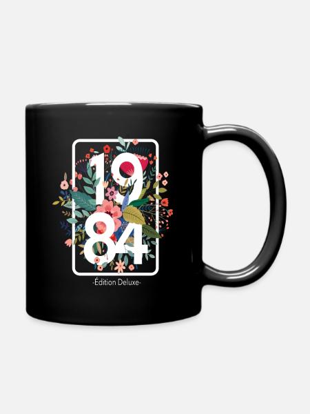 Beautiful 37 Years Old Birthday Gift for young - Full Colour Mug - black