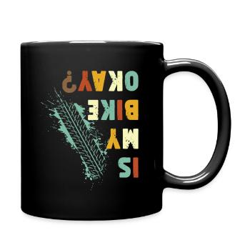 Is My Bike Okay BMX Bicycle - Full Colour Mug - black - Right