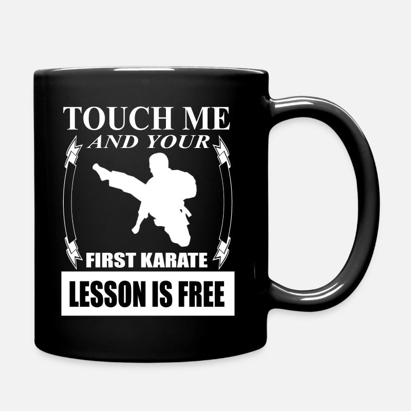 Karaté j’aime karaté entraîneur de karaté - Mug uni - noir