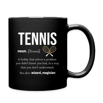 Tennis Tennisball Sport Topspin Wimbledon Avantage - Mug uni - noir - Droite