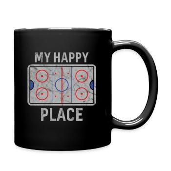 Funny Hockey Apparel - Full Colour Mug - black - Right