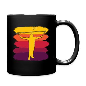 Diabolo appareil de jeu sport scolaire hobby Jongleur - Mug uni - noir - Droite
