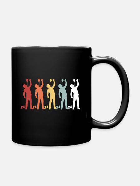 Diabolo jonglieren Schulsport Jongleur Hobby - Tasse einfarbig - Schwarz