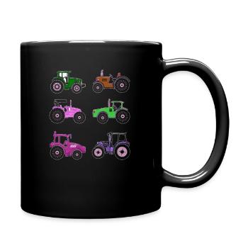 Tracteurs Enfants Tracteurs Machines agricoles Cadeau - Mug uni - noir - Droite