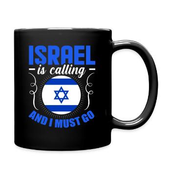 Israel - Full Colour Mug - black - Right