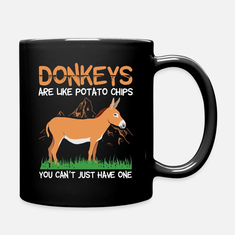 Ânes sort ânes - Mug uni - noir