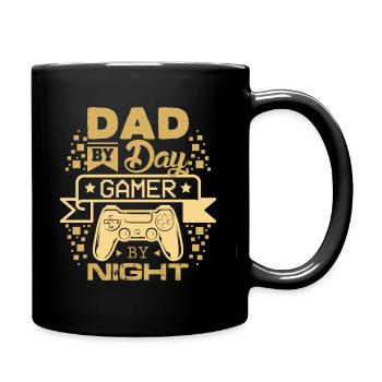 Gamer Dad - Full Colour Mug - black - Right