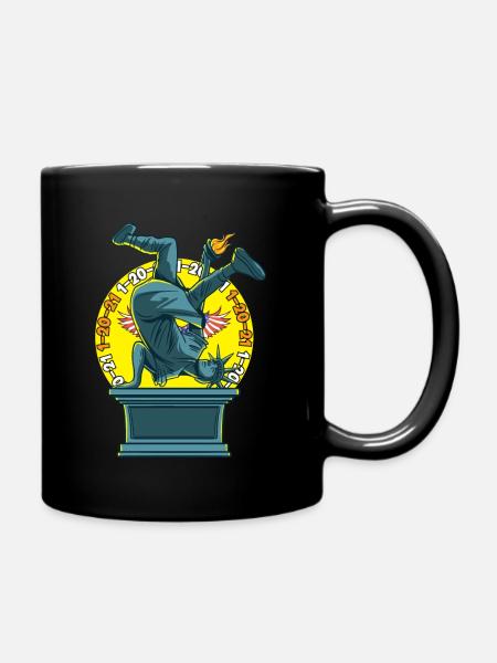 La statue de la Liberté fait la tête 1-20-21 - Mug uni - noir