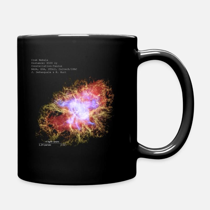 Crab Nebula - Mug uni - noir