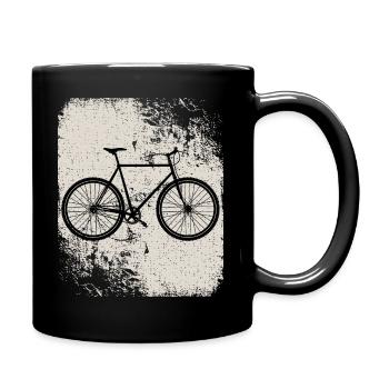 Vélo Vintage Style - Motif de vélo - Mug uni - noir - Droite