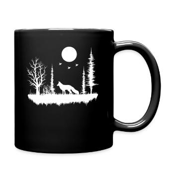 Forest Nature Wilderness - Full Colour Mug - black - Right