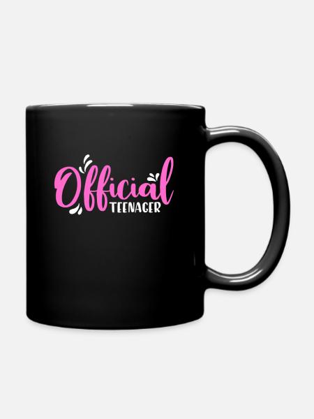 Adolescente Official Ado 13 ans anniversaire - Mug uni - noir