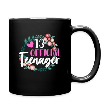 Adolescente Official Ado 13 ans anniversaire - Mug uni - noir - Droite