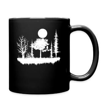 Forest Nature Wilderness - Full Colour Mug - black - Right