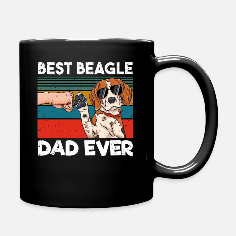 Meilleur Beagle Dad Ever - Mug uni - noir