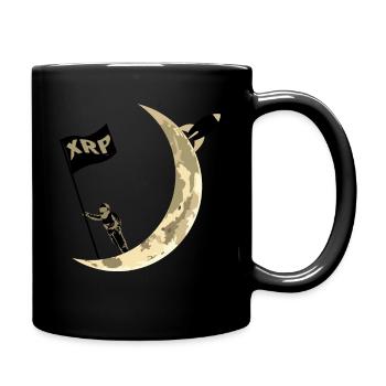 XRP A la lune Ripple XRP Astronaut Crypto - Mug uni - noir - Droite