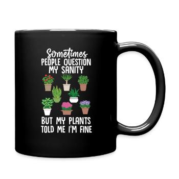 Gardener Plants - Full Colour Mug - black - Right