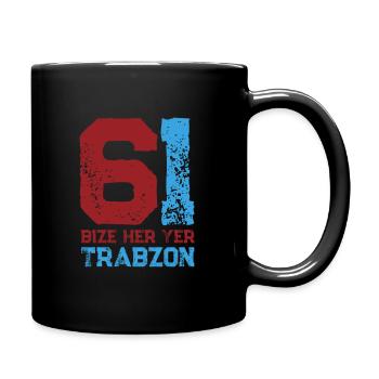 Bize her yer Trabzon - Tasse einfarbig - Schwarz - Rechts