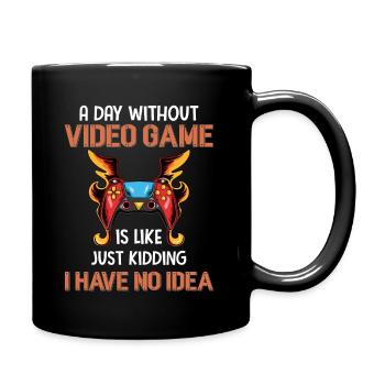 Jeux vidéo Jeu De Jeu Vidéo - Mug uni - noir - Droite