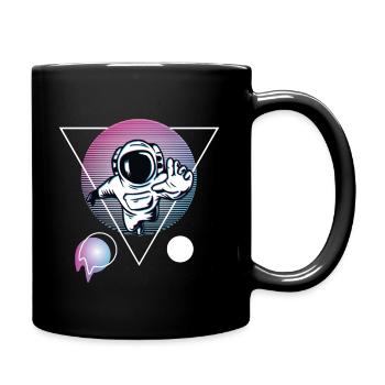 Vaporwave astronaute Retro Neon Retro Retro style - Mug uni - noir - Droite