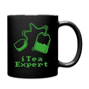 itea Expert IT Experte Informatiker Computer Nerd - Tasse einfarbig - Schwarz - Rechts