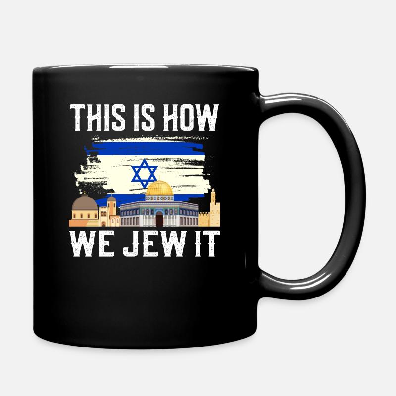 Israel - Tasse einfarbig - Schwarz