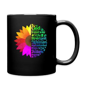 Autism Awareness - Full Colour Mug - black - Right